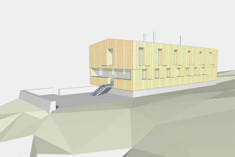 Täschhütte SAC - Imboden & Partner Architektur
